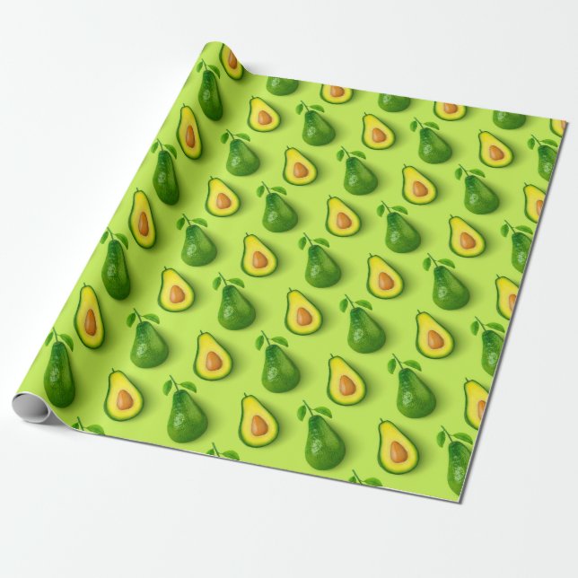 Cadeau Papier à enveloppement Avocado (Déroulé)