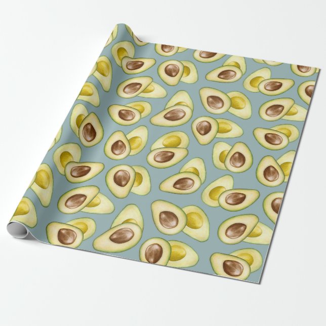 Cadeau Papier à enveloppement Avocado (Déroulé)