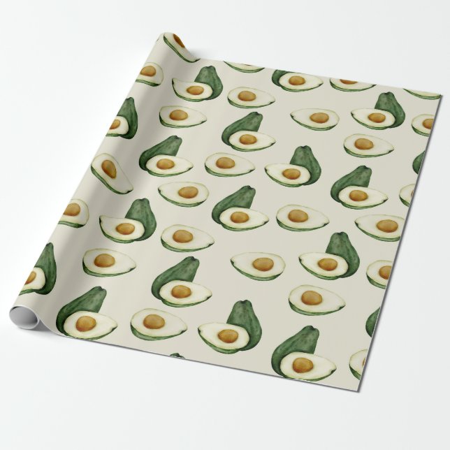 Cadeau Papier à enveloppement Avocado (Déroulé)