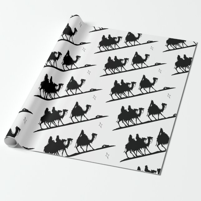 Cadeau Papier à enveloppement caravane (Déroulé)