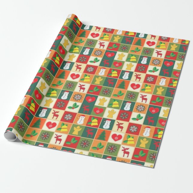 Cadeau Papier à enveloppement carré (Déroulé)