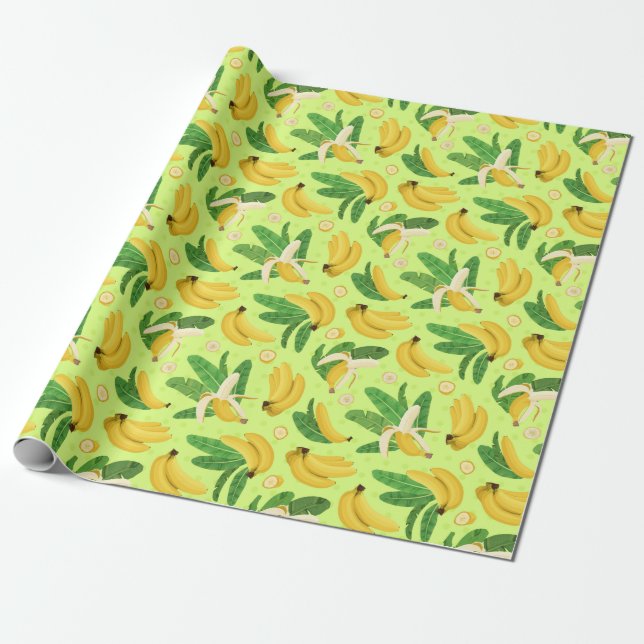 Cadeau Papier à enveloppement de banane (Déroulé)