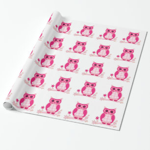 Cadeau Papier à enveloppement de choux rose