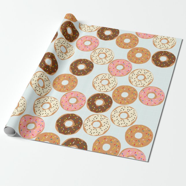 Cadeau Papier à enveloppement de donuts (Déroulé)