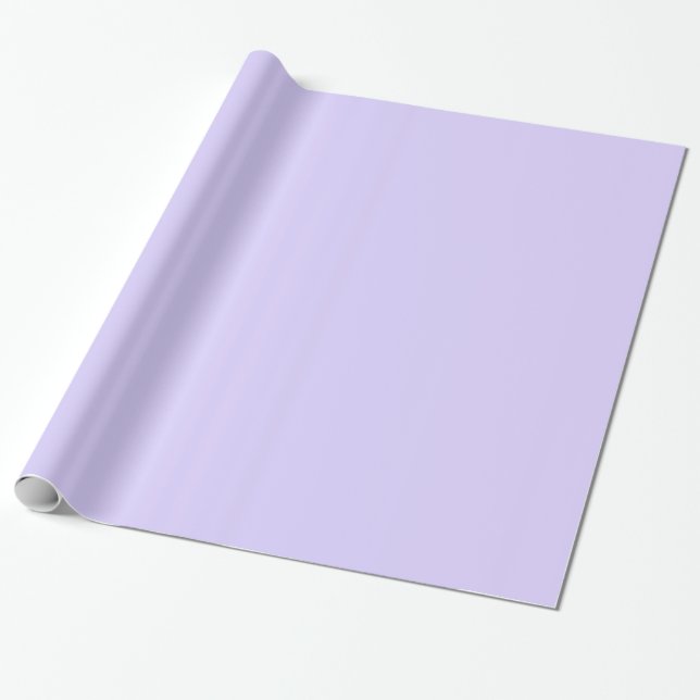 Cadeau Papier à enveloppement de lavande pâle (Déroulé)