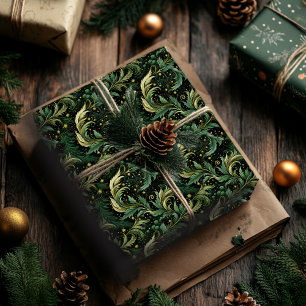 Cadeau Papier à enveloppement de Noël avec des persiennes