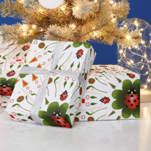 Cadeau Papier à enveloppement de Noël de Ladybug