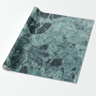 Cadeau Papier à enveloppement de pierre verte