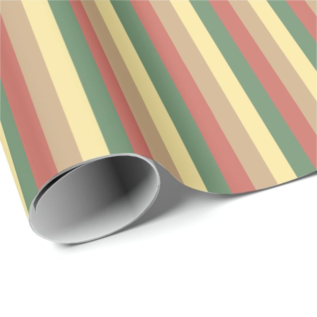 Cadeau Papier à enveloppement de thé vert (Coin rond)