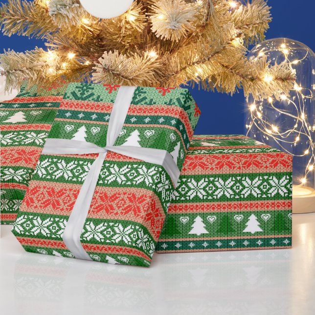 Cadeau Papier à enveloppement doux de Noël (Vacances)