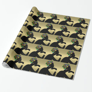 Cadeau Papier à enveloppement élégant pour femme - SRF