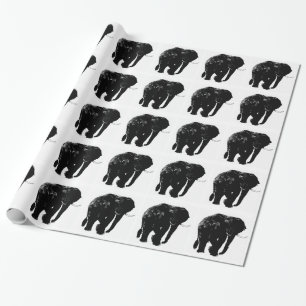 Cadeau Papier à enveloppement éléphant