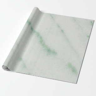 Cadeau Papier à enveloppement en marbre blanc et vert
