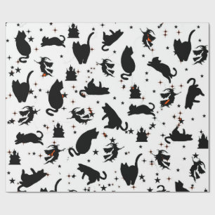 Cadeau Papier à enveloppement en silhouette pour sorcière
