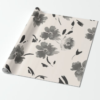Cadeau Papier à enveloppement floral