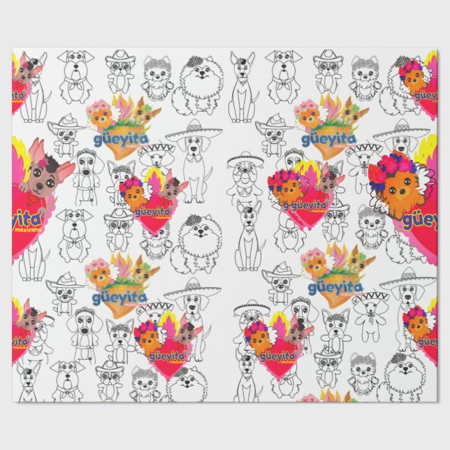 Cadeau Papier à enveloppement Gueyita (Couture)