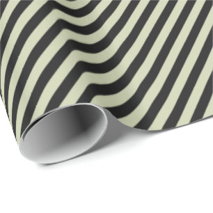 Cadeau Papier à enveloppement HAMbWG - bande noire/beige