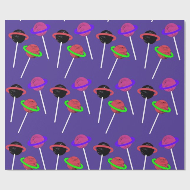 Cadeau Papier à enveloppement Jupiter Lollipop (Plat)