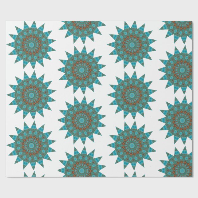 Cadeau Papier à enveloppement Mandala (Plat)