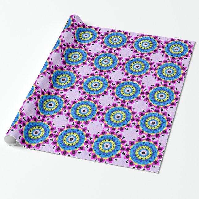 Cadeau Papier à enveloppement Mandala (Déroulé)