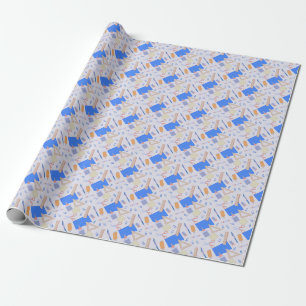 Cadeau Papier à enveloppement motif amusant de l'école