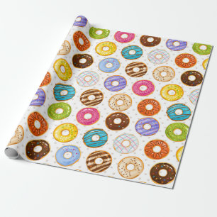 Cadeau Papier à enveloppement Motif de Donut