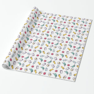 Cadeau Papier à enveloppement Motif pandémique