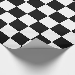 Cadeau Papier à enveloppement noir et blanc