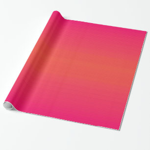 Cadeau Papier à enveloppement orange magenta