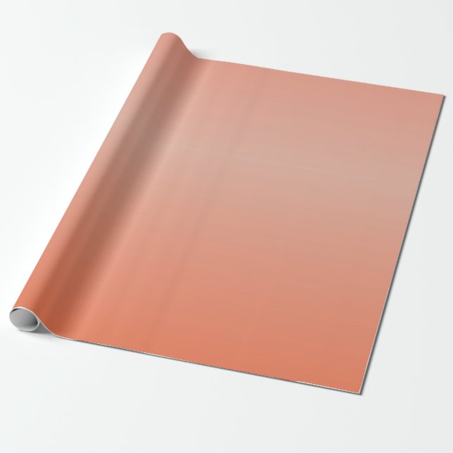 Cadeau Papier à enveloppement orange mélangé (Déroulé)