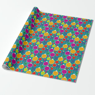 Cadeau Papier à enveloppement ornemental brillant