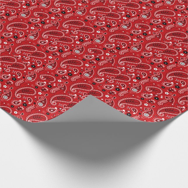 Cadeau Papier à enveloppement Paisley (Coin)