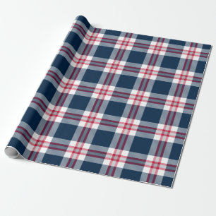 Cadeau Papier à enveloppement Plaid De Football En Nouvel
