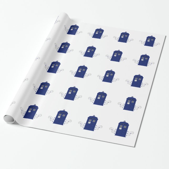 Cadeau Papier à enveloppement pour boîte de police (Déroulé)
