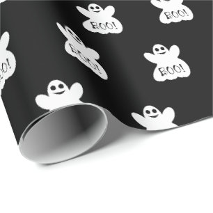 Cadeau Papier à enveloppement pour fantôme d'Halloween