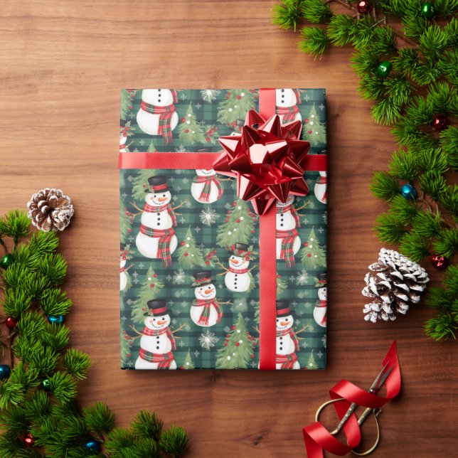 Cadeau Papier à enveloppement pour motoneige (Cadeau de vacances)