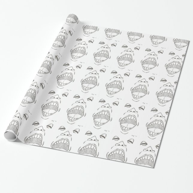 Cadeau Papier à enveloppement 'Shout' (Déroulé)