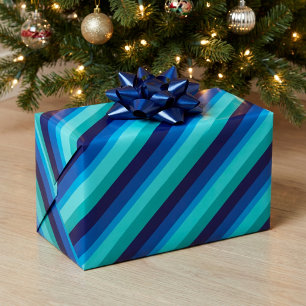 Cadeau Papier à enveloppement Turquoise bleu Icy