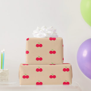 Cadeau Papier à enveloppement Twin Cherries