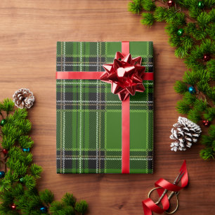 Cadeau Papier à enveloppement vert