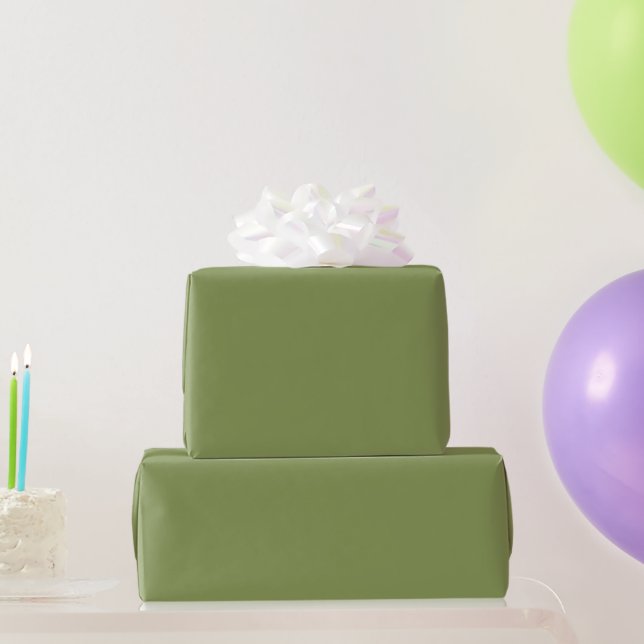 Cadeau Papier à enveloppement vert mousse (Cadeaux de fête)