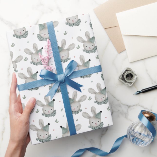 Cadeau Papier à enveloppement Vintage rustique pour lapin (Cadeaux)
