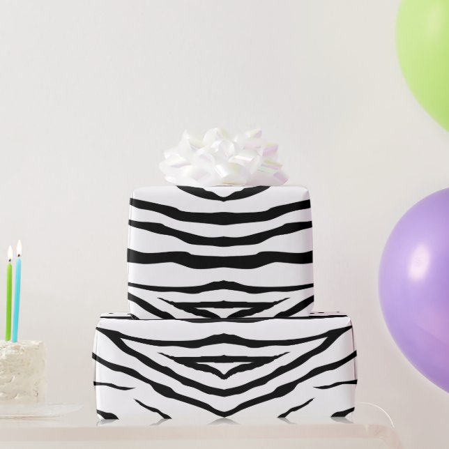 Cadeau Papier à enveloppement Zebra (Cadeaux de fête)