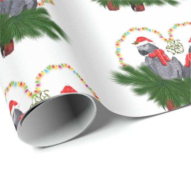 Cadeau Papier à envelopper à plumes (choisir la couleur) (Coin rond)