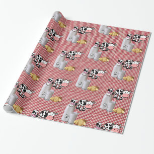 Cadeau Papier à envelopper brillant, Pain de Lait De Vach