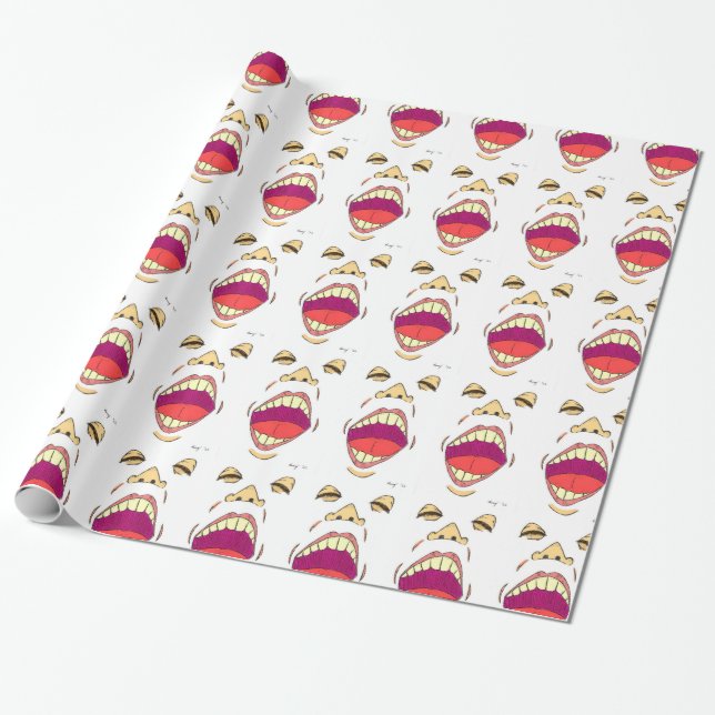 Cadeau Papier à envelopper 'Couleur de cri' (Déroulé)