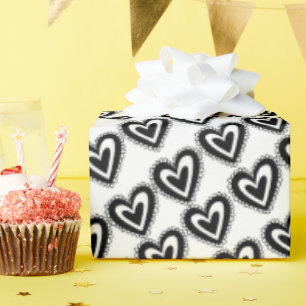 Cadeau Papier à envelopper de la Saint-Valentin Coeurs no
