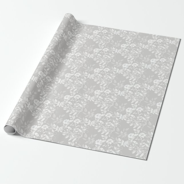Cadeau Papier à envelopper - Floral (Déroulé)
