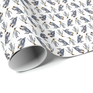 Cadeau Papier à envelopper français King Penguin (Choisir