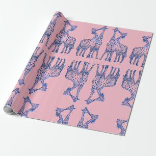 Cadeau Papier à envelopper Giraffes Cool